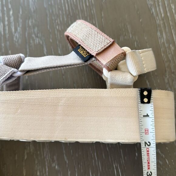 Teva Platform Women’s Metallic Universal Sandals Casual Shoes Size 8 EUC - Picture 5 of 12